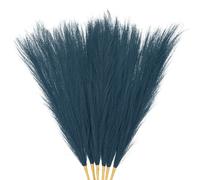 6 pezzi erba di pampa sintetica da 21,7 pollici per arredamento [blu scuro]