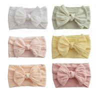 6 Pezzi Fasce Per Capelli Per Neonati, Nylon Fasce Capelli Neonata, Fasce In Nylon Per Neonata e Bambina, Accessori Capelli Bimba Per Bambini, adatto Per i Neonati