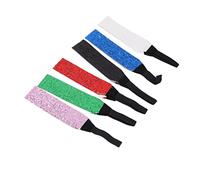 6 Pezzi Fasce per Scintillanti Sequins Elastici Headband Colorati per Feste Cosplay e Eventi per Donne e Ragazze Casuali Colore Casuale