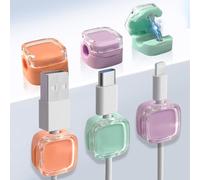 6 pezzi fermacavi magnetici, clip fermacavi clip portacavi portacavi per cavi portacavi magnetico per uso in ufficio e scrivania (misto)