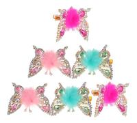 6 Pezzi Fermagli Chioma Bambina Farfalla Mobile in Lega per Ragazze | Si Muove i Gesti, che Sventolano, Stile Chic, per Shower e Compleanno