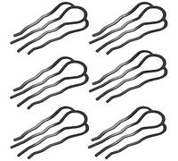 6 pezzi fermagli for capelli in metallo, bastoncini for capelli for chignon raccolti, accessori for lo styling dei capelli