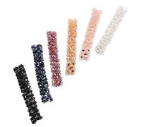 6 Pezzi Fermagli per Chioma Donna in Cristallo, Clip Eleganti | Accessori Delicati per Acconciature, Tenuta Gentile, Adatti a Salone Professionale e Decorazioni Familiari Stile Casuale