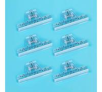 6 pezzi Fermaglio per libri musicali in plastica,clip per spartiti musicali,porta pagine musicali,per pianoforte, chitarra,violino, strumenti per suonare e leggere libri,motivo note musicali