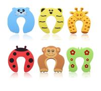 6 pezzi Fermaporta di sicurezza per bambini, Fermaporta anti-pizzicamento, Fermaporta in schiuma, Fermaporta di sicurezza per bambini, Protezione dita di sicurezza per bambini