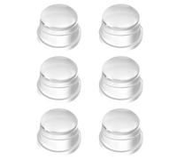 6 Pezzi Fermaporta Trasparente, Fermaporta Maniglia a Muro, Ferma porta Silicone Maniglia Autoadesivi, per Pareti,Pavimento e Mobili Uso Casa e Ufficio