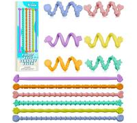 6 Pezzi Fidget Toys Bastoncini Tattici Calmanti, Giochi Sensoriali Per ADHD, Resistenza Allo Stress, Autismo E Alleviamento Dello Stress, Antistress Gadget Colorati per Bambini E Adulti