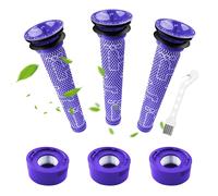 6 Pezzi Filtro Compatible with Dyson V8 V7 3 Pre Filtro e 3 HEAP Post Filtri