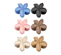 6 Pezzi Fiore Mollettoni Capelli Donna, Ciappo per Capelli Antiscivolo, a forma di fiore, Stile Hawaiano, Capelli Elegante Accessori Capelli Ragazze, Adatto per L'estate, le Feste e le Spiagge