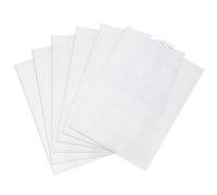 6 Pezzi Fogli di Schermo a Rete in Plastica, 14 CT Tela di Plastica a Rete Trasparente per Ricamo Plastic Canvas Punto Croce per Artigianato Fai-Da-Te Progetti all'Uncinetto (28x21cm)
