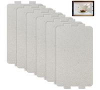 6 Pezzi Foglio di Mica per Microonde Universale,Piastra di Mica 6.5 x 11.5 cm.Mica Piastre a Microonde.Protezione e Ricambi di Qualità Superiore per Forno a Microonde.Per Microonde e Forno