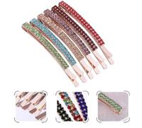 6 Pezzi Forcine per Chioma con Pietre Decorative | Accessori per Chioma, Finitura Brillante, Stile Creativo e Affascinante, Adatti a Riunioni e Festività Stile Casuale