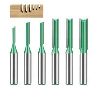 6 pezzi fresa da 8 mm, fresa per scanalature, diametro 3 mm, 4 mm, 5 mm, 6 mm, 7 mm, 8 mm, fresa, fresa per legno, fresa per la lavorazione del legno