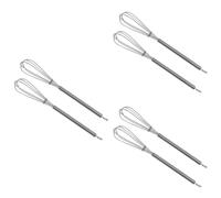 6 Pezzi Frusta per Tinta Chioma in Acciaio Inox, Mixer Salone | Miscelazione Uniforme del Colore, Manico Antiscivolo Gancio, per Salone e Scuola di Bellezza