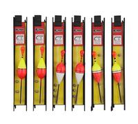 6 pezzi Galleggiante da Pesca Bobbers Con piombino, lenza e amo (5#, 7#, 9#) Mare Bobine Ganci Attrezzatura (2 set) (c)