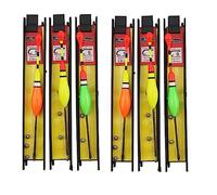 6 pezzi Galleggiante da Pesca Galleggiante galleggianti Bobbers Con piombino, lenza e amo (5#, 7#, 9#) Galleggianti da Pesca Mare Galleggianti da Pesca Bobine Ganci Attrezzatura da Pesca (1#)