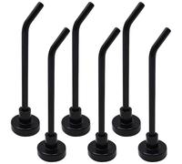 6 Pezzi Ganci Magnetici Extra Forti, Potente Magnete Neodimio Supporto Gancio, Magnete con Gancio, Senza Punzonatura, per Soffitto Bagno Cucina Asciugamani Garage Frigorifero