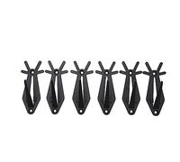 6 Pezzi Gancio per Teschio per Interni Ed Esterni Staffa per Cervo Stile Corna Trofeo Montaggio a Parete Gancio per Teschio Appeso per Kit Artigianali Decorativi Artigli per