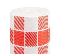 6 pezzi - Garcia de Pou 178.51 Tu e Io Vichy Tovagliette Cotone Secco, 120 cm, 55 G/M2, 0,40 x 24 M, Rosso e Bianco
