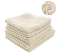 6 Pezzi Garza Alimentare Panni da Formaggio Riutilizzabili, Filtrare Non Sbiancato Cotone Garza Ultra Fine Telo, Lavabile Panno Alimenti Filtrante per Tofu Brodo Caffè Verdure di Vapore