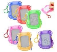 6 pezzi gioco magnetico per bambini Mini tavolo da disegno magnetico cancellabile per educazione e apprendimento, viaggi e feste, bomboniere 6-11 anni