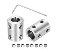 6 Pezzi Giunto Rigido Per Albero Da 8mm A 10mm L22mm X D16mm