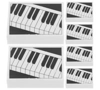 6 pezzi Gomma per Note Piano, PVC, 4x3x1cm, per Studenti e disegno | Decorativa e Creativa, Compatta per Astuccio, Cancella Segni di Matita su Carta e Sketchbook