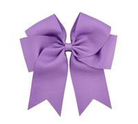 6 pezzi grandi fiocchi for capelli eleganti colorati da pollici fermaglio for fermacapelli coda di cavallo copricapo Per Cheerleaders(Color 3)