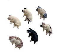 6 pezzi graziosi artigli per capelli gattini per le donne-mollette antiscivolo per capelli fini, affascinanti accessori per capelli a tema di gatto per le donne