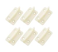 6 pezzi guide da pavimento per porta scorrevole in plastica, 44 x 26 x 17 mm, hardware di guida inferiore per porte scorrevoli in legno, compatibile con cucina, bagno e porte residenti