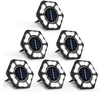 6 Pezzi Impermeabile Solare LED Lights, Automatico Fare Giardino, Bella Regalo