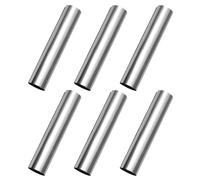 6 pezzi in acciaio inox Cannoli Maker Cylindrical Bakeware Forms Pastry Molds