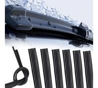 6 pezzi in gomma per tergicristallo, 700 mm, ricambio in gomma, tergicristalli in gomma, universali, compatibili con tutti i tergicristalli