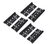 6 pezzi in lega di zinco piatto aperto cuscinetto muto 360 gradi cerniera porta rotante, utilizzato for l'installazione porte e mobili for finestre cerniere del connettore