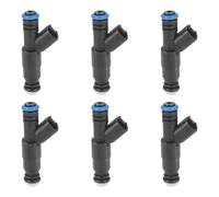 6 Pezzi Iniettori Carburante 4 Fori 0280155784 Per Jeep Per Cherokee Per Wrangler 4.0L 1999 2000 2001 2002 2003 2004 Carburanti Carburante Iniettore