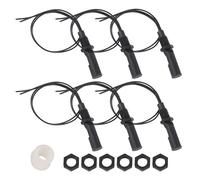 6 pezzi Interruttore a galleggiante orizzontale montato lateralmente Sensore di livello dell'acqua