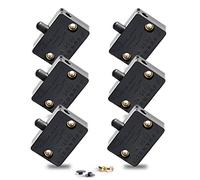 6 pezzi Interruttore Armadietto 2A 250V a contatto per porta, Della Luce per Interruzione, interruttore per armadio Ante Posizioni On-Off (Lewttyer®)