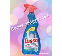 3 Pezzi Io Brillo Lusso Spray 750ml Vetri e Specchi con Ammoniaca Profumata