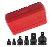 6 Pezzi Kit Adattatori for Bussole a Impatto 1/4" 3/8" 1/2" Acciaio 45#