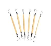 6 Pezzi Kit di Strumenti per Scolpire L'argilla per Intaglio della Cera a Doppia estremità, Set di Strumenti per Modellare la Modellazione in Legno, per la Progettazione di