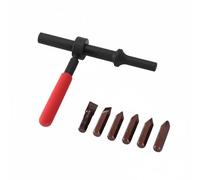 6 Pezzi Kit Estrattore Viti Pneumatico Acciaio Estrattore Viti a Testa Phillips