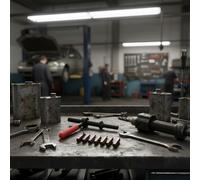 6 Pezzi Kit Estrattore Viti Pneumatico Uso Multiuso per Officina, Garage