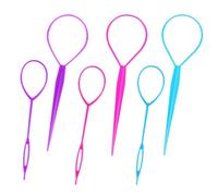 6 pezzi Laccio Fermacapelli, Accessori per Acconciature per La Coda, Francese Twister per Capelli per Donne Bambina, Strumento per Treccia per La Coda, Multicolore