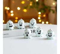 6 pezzi lampada fantasma ornamento luce notturna per interni per camera da