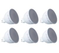 6 Pezzi Lampada Led MR16 GU5.3 8W 12V 780LM Bianco Caldo 3000K, Ø50mm Altezza 56mm