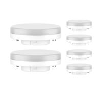 6 pezzi lampadina GX53 LED bianco (4000 K) 6,4 W 560lm 97° opaco