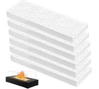 6 Pezzi Lana di Ceramica per Bioetanolo, Spugna in Ceramica per Camino Bioetanolo, Bioetanolo Sostituire lo Stoppino, Bio-etanolo, Camino, Camera di Combustione, Spugna Camino Bioetanolo Biocaminetto