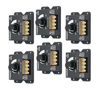6 Pezzi LED Light Strip Dimmer, 12 V-24 V Dc 30 A Regolatore Di Oscuramento A LED, Dimmers Per Striscia Luminosa A LED, Regolatore Dimmer Adatto Per Striscia LED A Colore Singolo