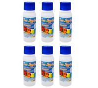 6 pezzi LEVA RUGGINE per Tessuti elimina macchie togliruggine panni 100ml