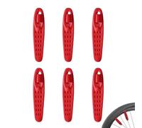 6 Pezzi Leve per Pneumatici per Biciclette, Strumento Durevole per la Rimozione dei Pneumatici per la Riparazione di Forature su Bici da Strada e MTB, Leve per Pneumatici per Cambio Pneumatici